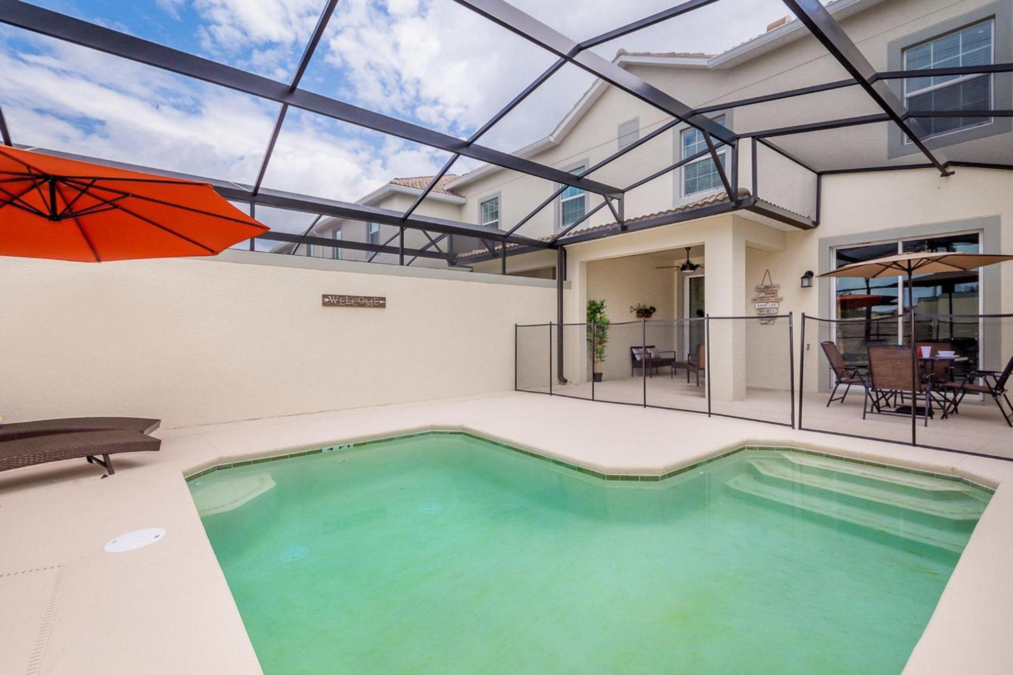 4929Gc Townhouse 4 Bedrooms & 3 Bathrooms + Pool Kissimmee Bagian luar foto